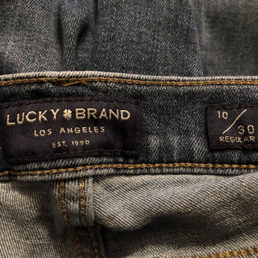 Lucky brand women's blue jeans  size: 10/30 - Picture 6 of 8